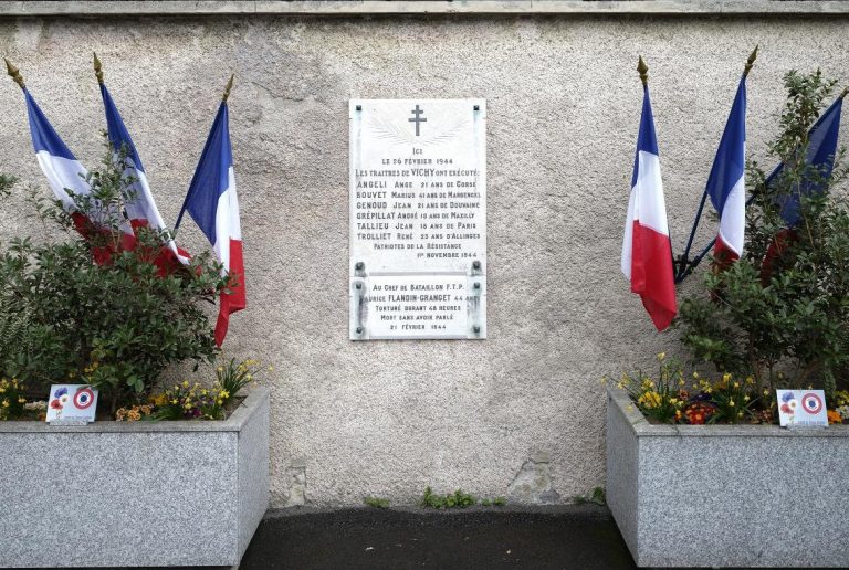 Mur des fusillés, école hôtelière Thonon les bains